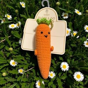 Orange Carrot Keychain